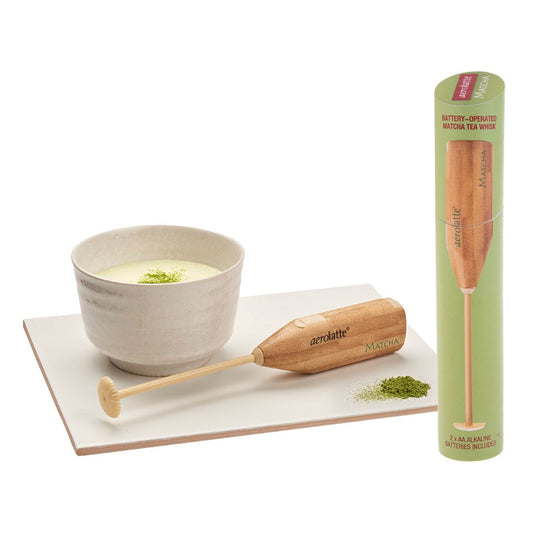 Premium Matcha Electric Whisk Set