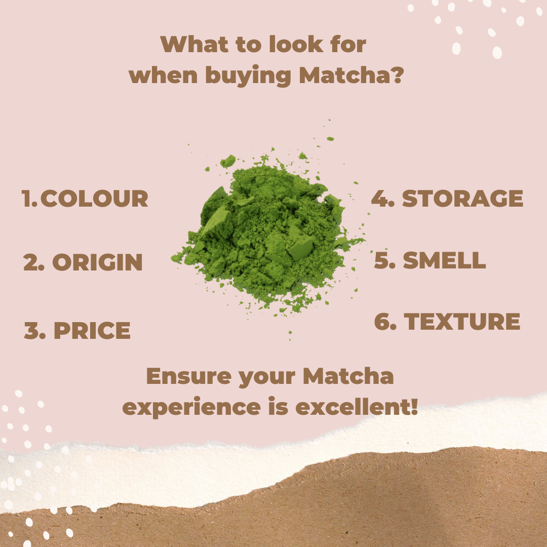 6 things to look for when buying Matcha Green Tea Powder