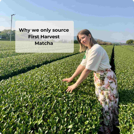 Why we only source First Harvest Matcha