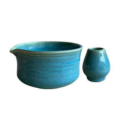 Adele Macer Matcha Bowl & Whisk Set (Green)
