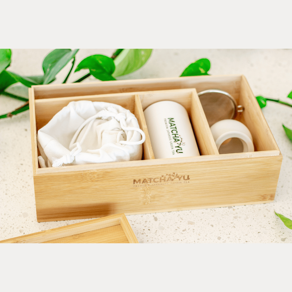 Deluxe Matcha Tea Bamboo Box Set