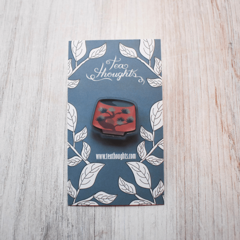 Matcha Bowl Bonsai Pin