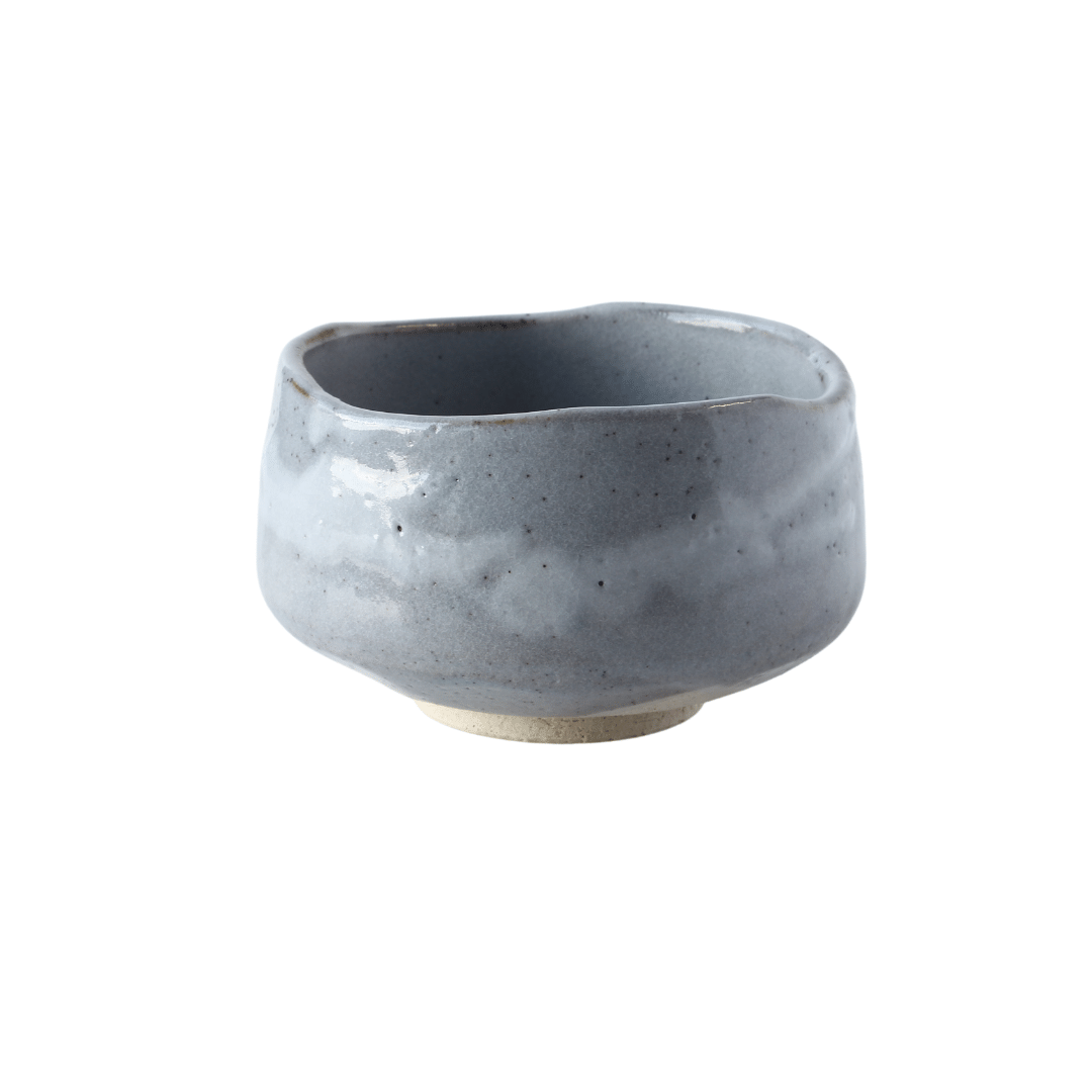 Grey Chawan Matcha Bowl Mino Ware