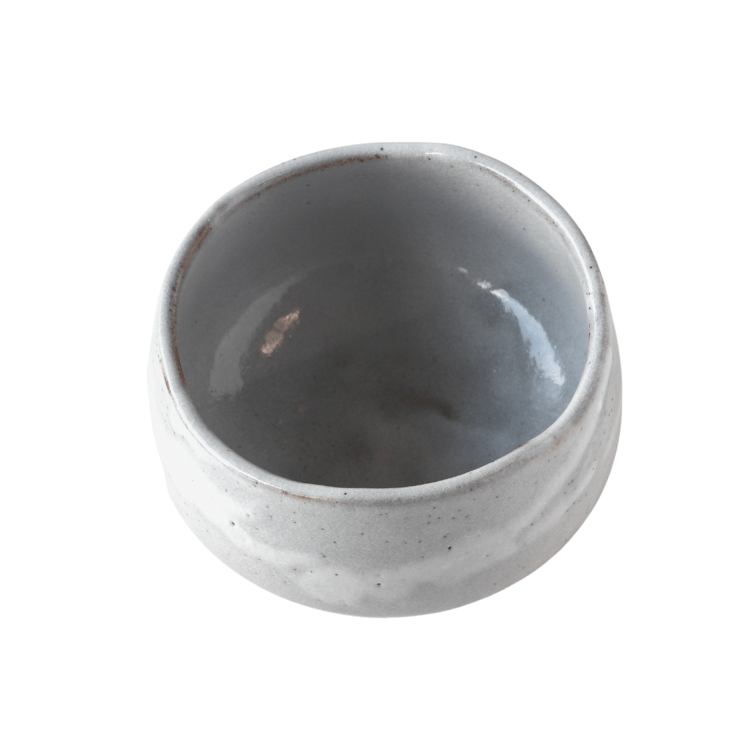 Grey Matcha Chawan Bowl Mino Ware Japan