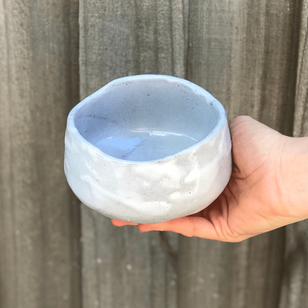 Grey Matcha Chawan Bowl Mino Ware