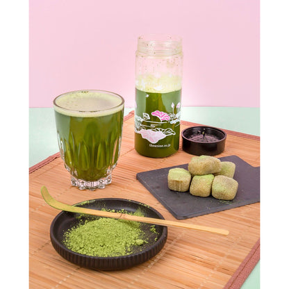 Tea Shaker + Bamboo Tea Scoop Set Accessories Matcha Yu 
